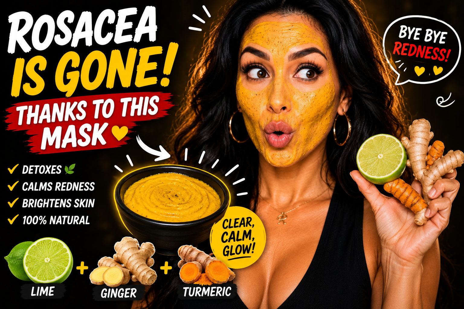 Dr. Rashel's Rosacea-Reducing Golden Glow Mask — Nature's Most Powerful Calming Recipe