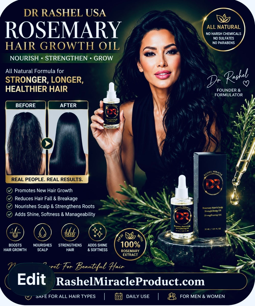 Why Rosemary Oil Beats Minoxidil — The Hollywood Hair Secret