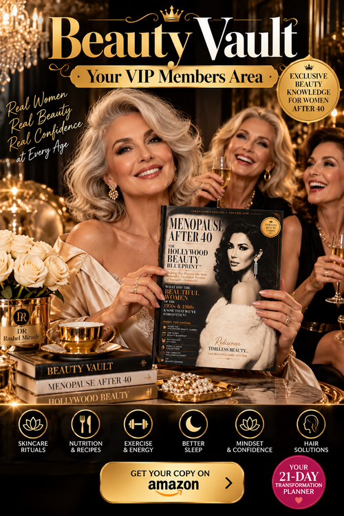 "Menopause After 40" The  Hollywood Beauty Blueprint  -  Rashel Miracle®