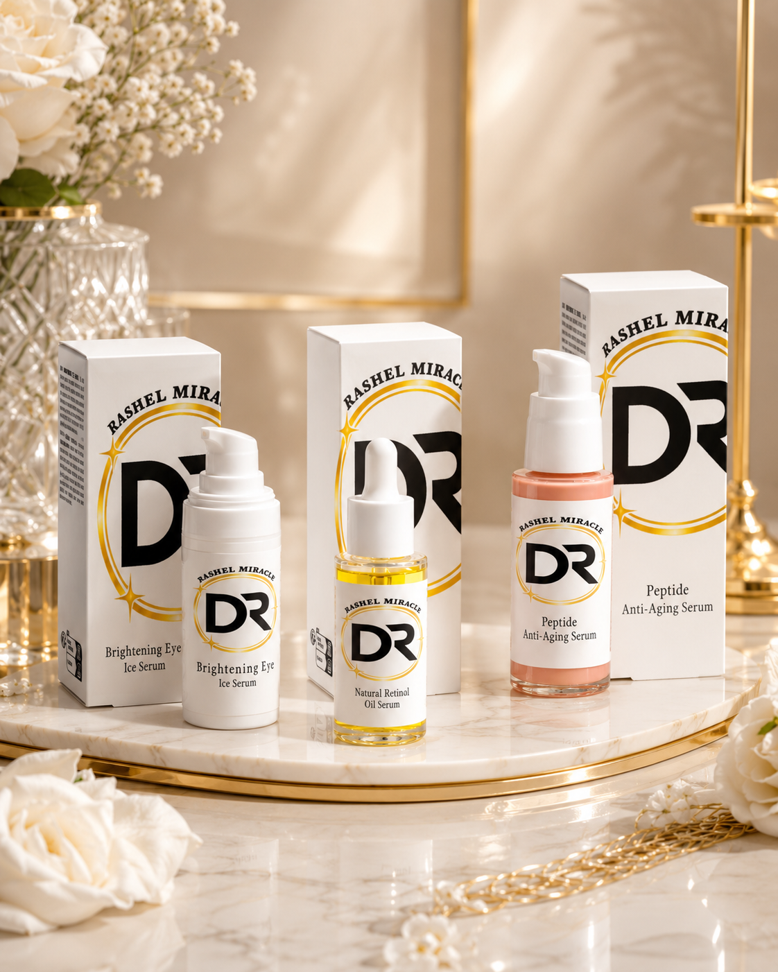 👑 Rashel Miracle Hollywood Anti-Aging Trio