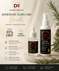 Healthy Hair Revival Duo bundle featuring Rashel Miracle Products with keratin and rosemary haircare treatments.