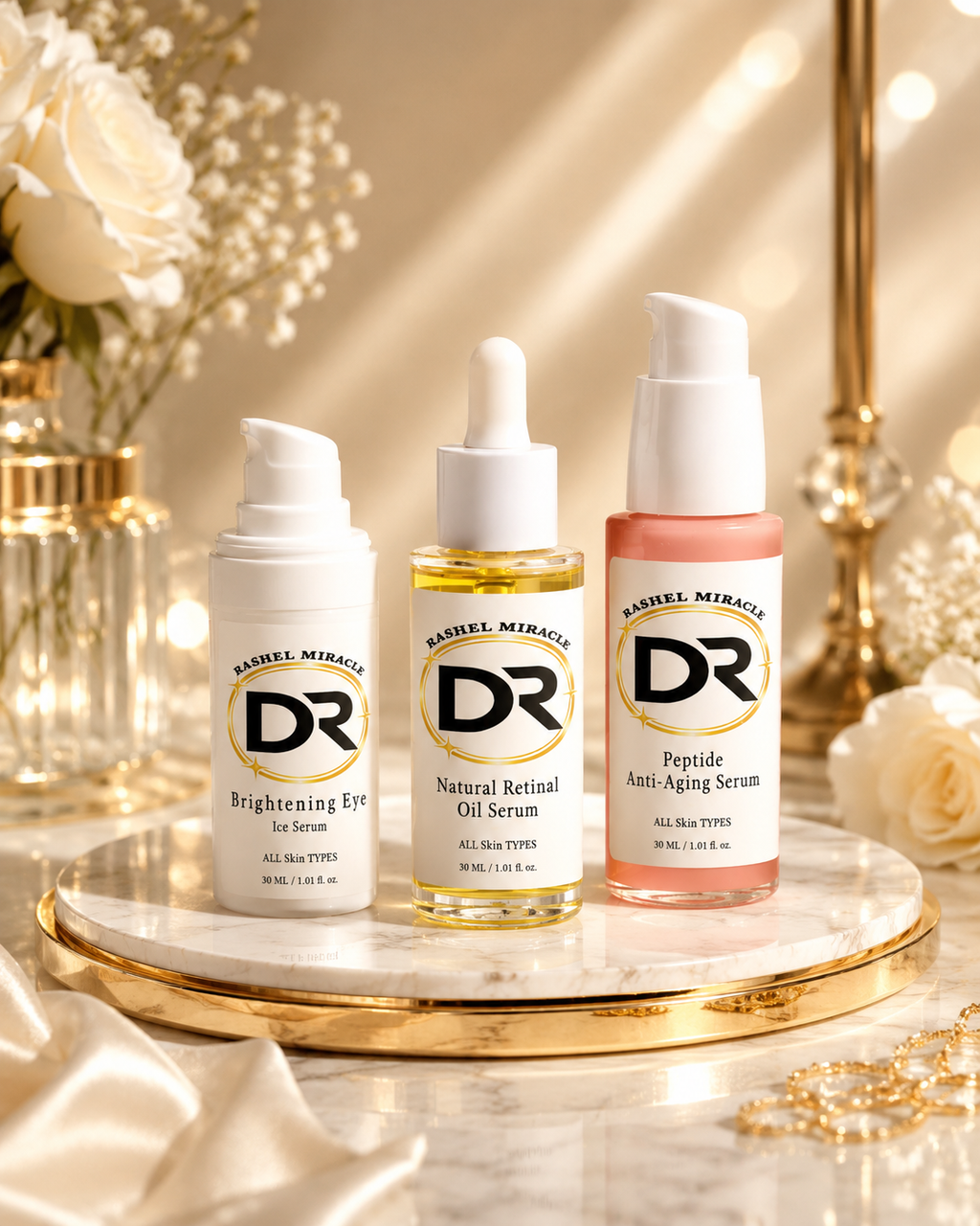 👑 Rashel Miracle Hollywood Anti-Aging Trio
