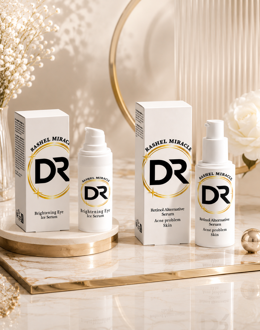 Rashel Miracle Clear Skin Set 2-piece bundle packaging