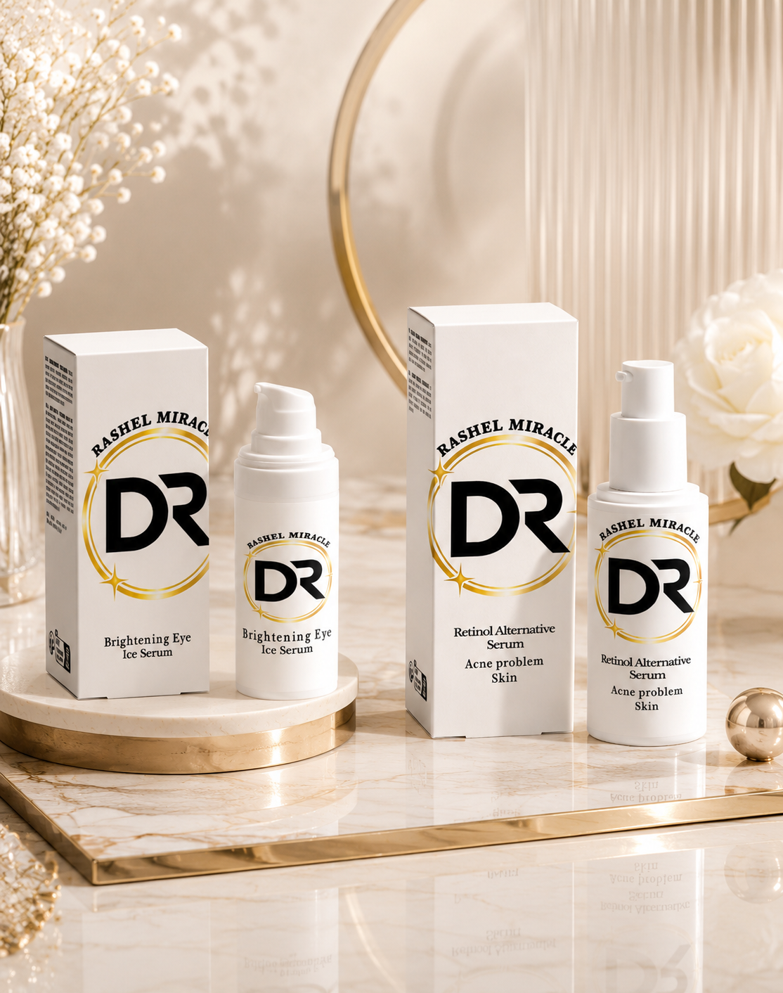 Rashel Miracle Clear Skin Set 2-piece bundle packaging
