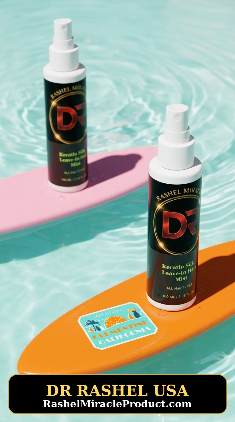 Healthy Hair Revival Duo haircare bundle from Rashel Miracle Products featuring keratin treatments and nourishing hair care products.