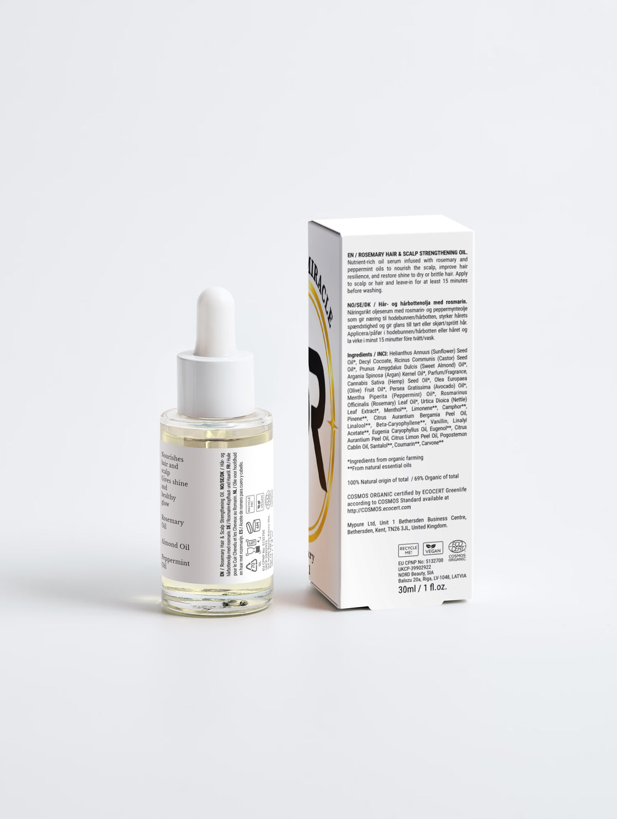 Rashel Miracle® Rosemary Hair & Scalp Strengthening Oil