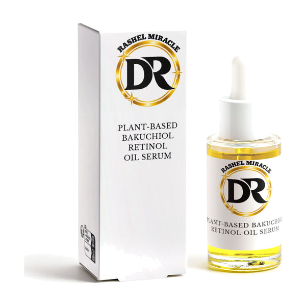 Rashel Miracle® Plant-Based Bakuchiol Retinol Oil Serum with box