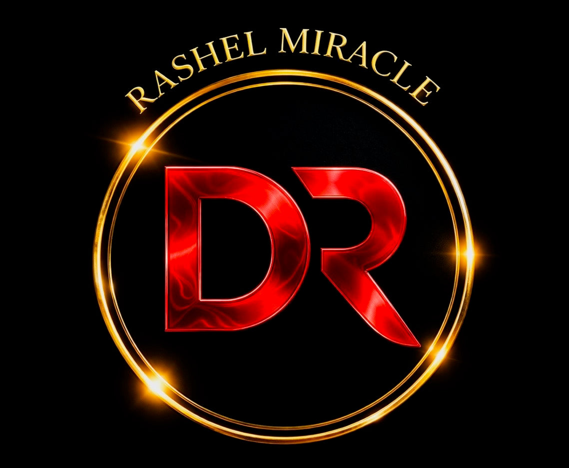 Rashel Miracle plant-based retinol alternative serum logo, featuring the brand's clean, natural skincare branding and design.