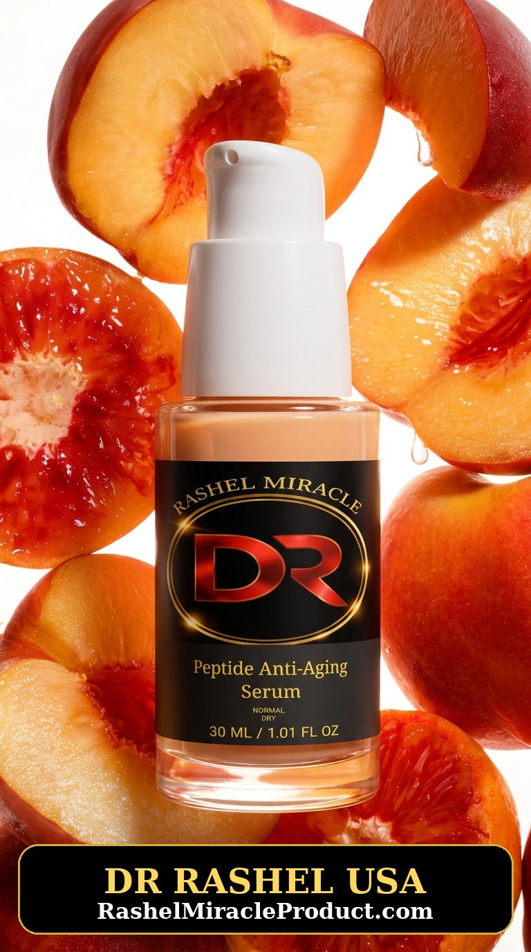 Rashel Miracle Products Glow & Firm Duo skincare set featuring face and body anti-aging peptide creams and serums.