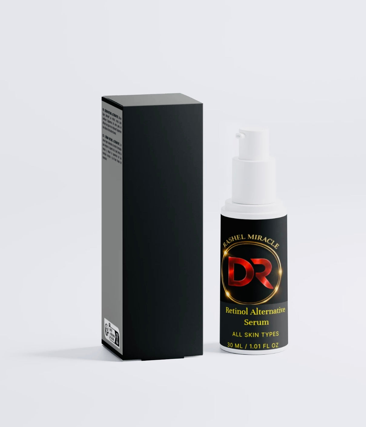 Rashel Miracle Products Clear Skin Starter Set with retinol alternative and eye serum in a skincare bundle.