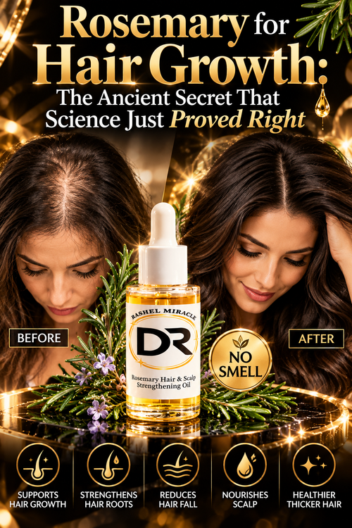 Rashel Miracle Rosemary Hair & Scalp Strengthening Oil bottle