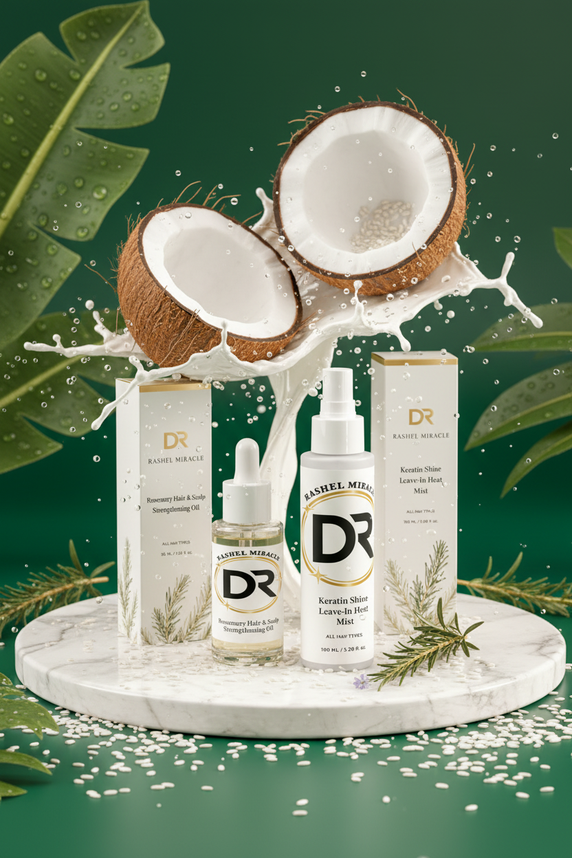 Rashel Miracle Shine Hair Bundle - Coconut Rice