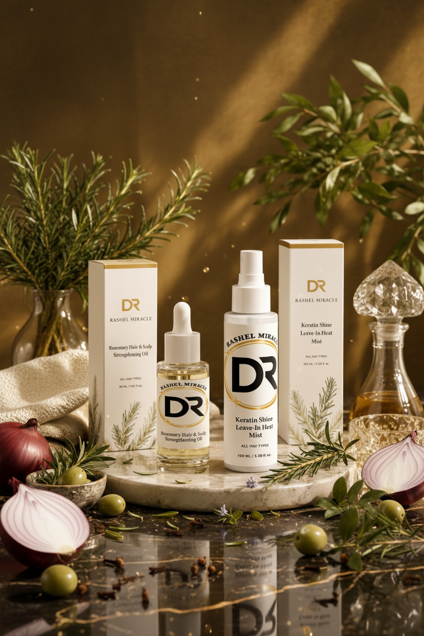 Rashel Miracle Shine Hair Bundle - Dark Moody Gold